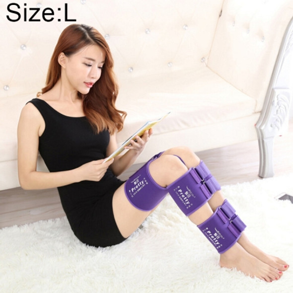 3 PCS/Set Leg Posture Corrector O/X-type Bowlegs Orthotic Bandage Straightening Belt Band, Size: L(Purple)