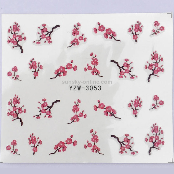 10 PCS Water Transfer Nail Sticker Decals Fruit Cream Cake Cat Beauty Decoration Designs(YZW-3053)