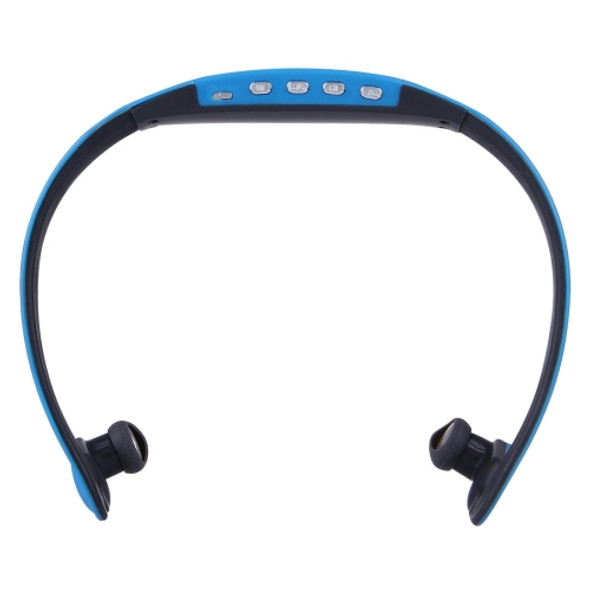 508 Life Waterproof Sweatproof Stereo Wireless Sports Earbud Earphone In-ear Headphone Headset with Micro SD Card Slot, For Smart Phones & iPad & Laptop & Notebook & MP3 or Other Audio Devices, Maximum SD Card Storage: 32GB(Blue)