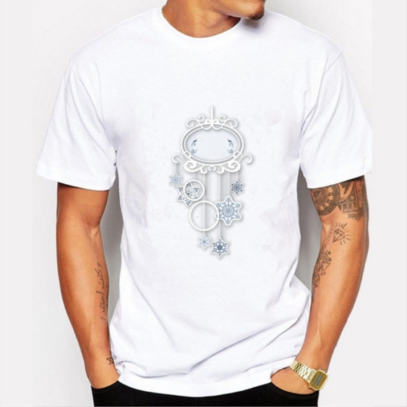 Print Pattern Short Sleeve T-Shirt for Men, Size: XXL(613)