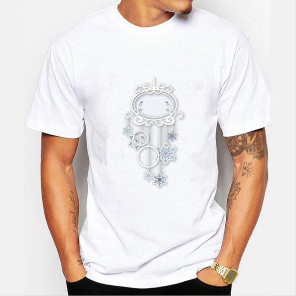 Print Pattern Short Sleeve T-Shirt for Men, Size: XS(613)