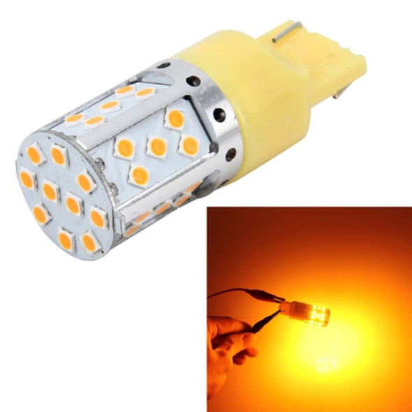 7440 DC 12V 18W Car Auto Turn Light  Backup Light with 35LEDs SMD-3030 Lamps (Yellow Light)