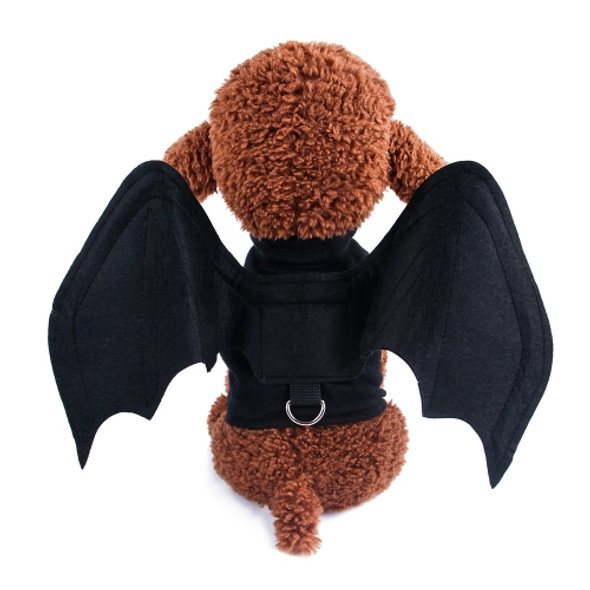 Creative Cat Dog Halloween Bat Wings Funny Props Pet Clothes, Size：M(Bat Pack )