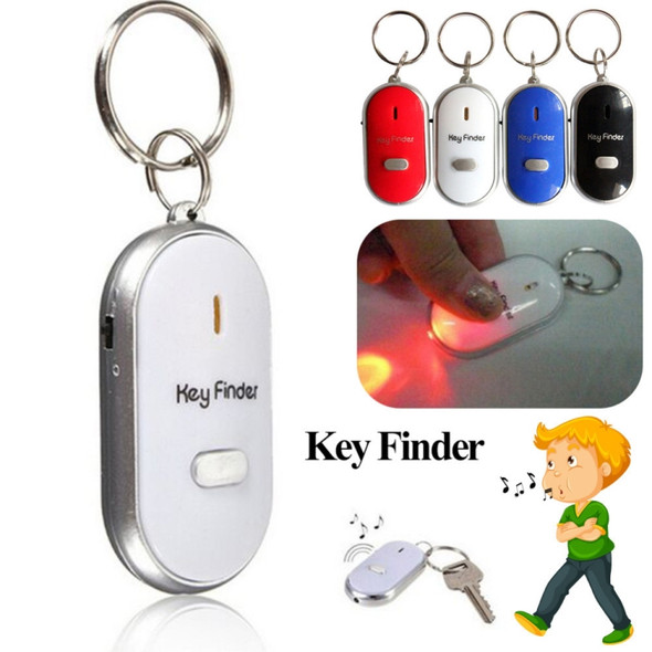 Mini LED Whistle Key Finder Flashing Beeping Remote Lost Keyfinder Locator Keyring for children(blue)