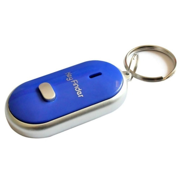 Mini LED Whistle Key Finder Flashing Beeping Remote Lost Keyfinder Locator Keyring for children(blue)