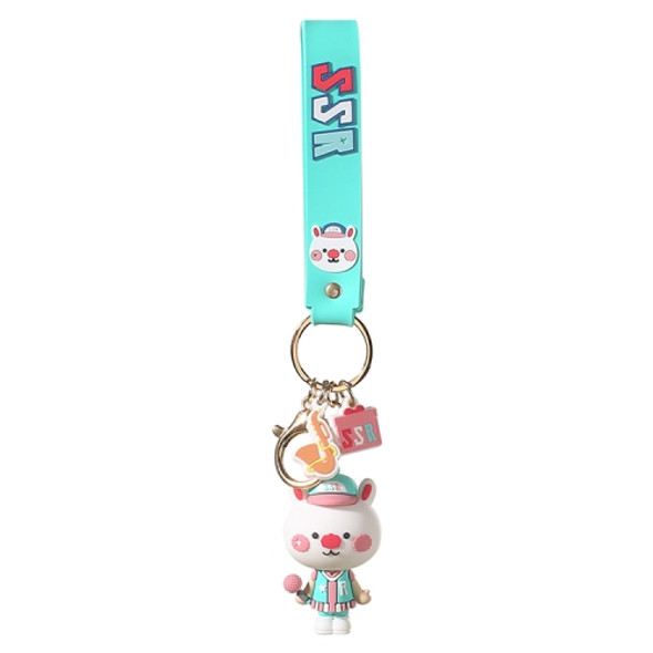 JOYROOM FS-Y01 ADOONGA Sing Sing Rabbit Style Keychain Decoration (Mint Green)