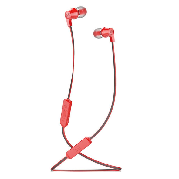 JBL T120BT Bluetooth 4.2 Magnetic Neck-mounted Sport Wireless Bluetooth Earphone with microphone (Red)