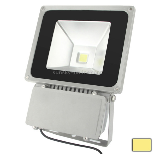 70W High Power Floodlight Lamp, Warm White LED  Light, AC 85-265V, Luminous Flux: 5600-6300lm
