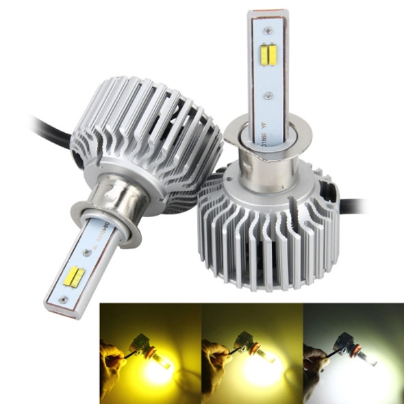 2 PCS H1 26W 2250LM Car Headlight  LED Auto Light Built-in COB LED Chip and CANBUS Function (White Light, Yellow Light, Warm White Light), DC 9-16V