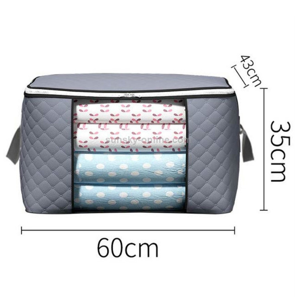 Quilt Clothes Storage Bag Moving Luggage Packing Bag, Specification:2 Horizontal