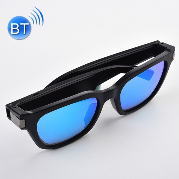 F002 Binaural Mini Smart Call Waterproof Bluetooth Glasses Earphone(Blue)