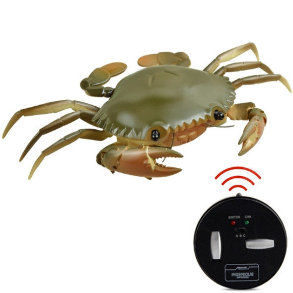 9995 Infrared Sensor Remote Control Simulated Crab Creative Children Electric Tricky Toy Model (Green)