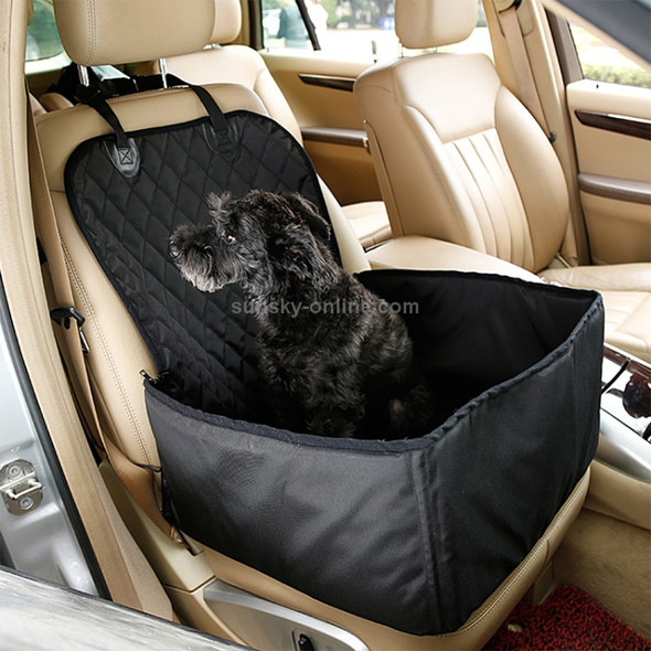 Nonslip Folding Waterproof Car Vice Driving Seat Cover Pet Cat Dog Cushion Mat, Size: 48 x 47 x 57cm (Black)