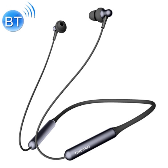 Original Xiaomi Youpin E1024BT 1MORE Stylish Bluetooth 4.2 Double Moving Coil Neck-mounted Wireless Bluetooth Earphone(Black)