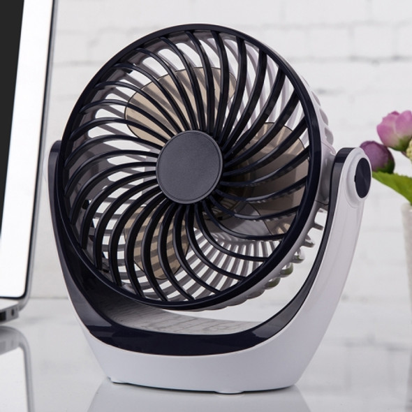 OCUBE D602 4W USB Charging Portable Desktop Fan,  with 3 Speed Control (Sapphire Blue)