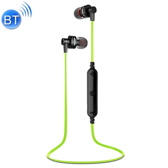 AWEI A990BL Wireless Sport Bluetooth Stereo Earphone with Wire Control + Mic, Support Handfree Call, for iPhone, Samsung, HTC, Sony and other Smartphones(Green)