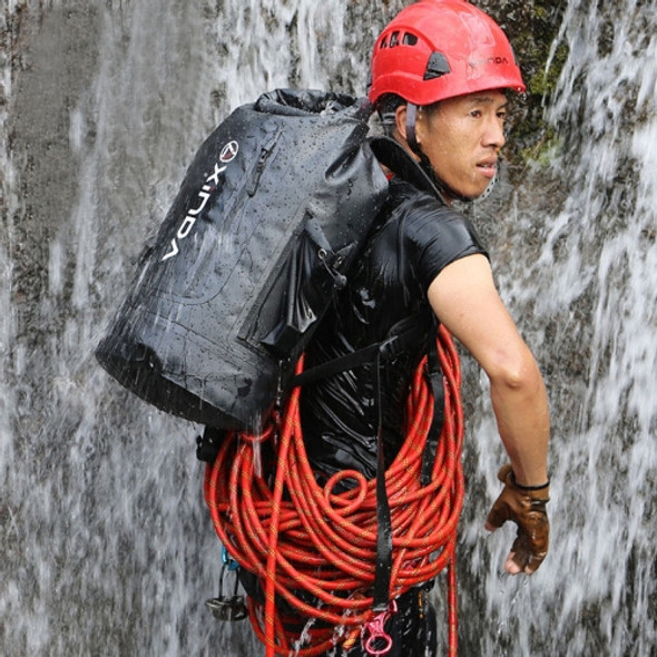 XINDA H-BAG03 30L Outdoor Waterproof Upstream Storage Shoulder Mountaineering Bag(Black)