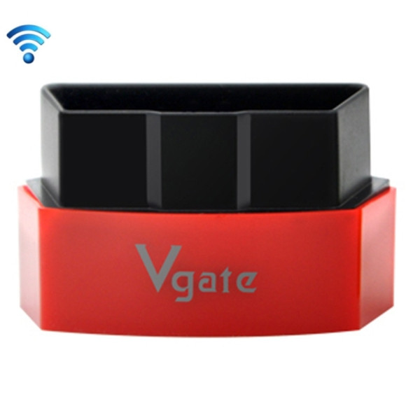 Super Mini Vgate iCar3 OBDII WiFi Car Scanner Tool, Support Android & iOS(Red)