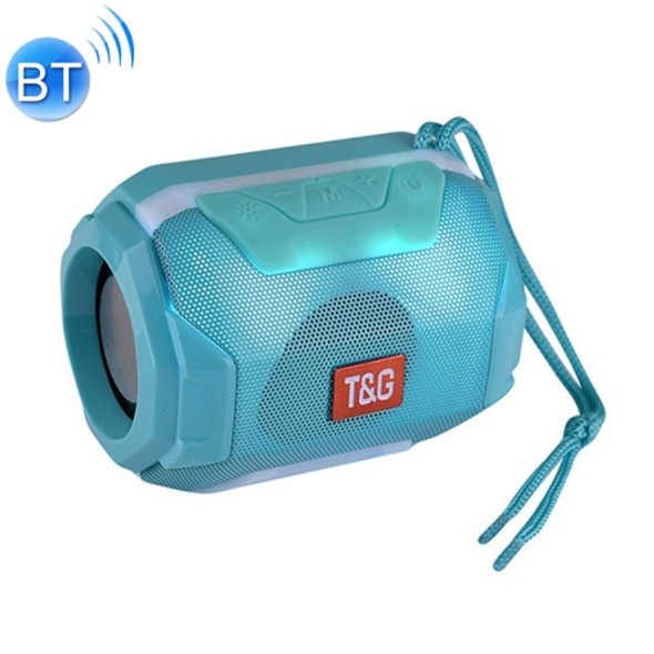 T&G TG162 LED Stereo Portable Bluetooth Speaker Mini Wireless Speaker Subwoofer(Green)