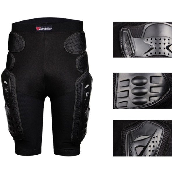 HEROBIKER MP1001B Motorcycleoff-road Armor Pants Cycling Short Style Drop-proof Protective Pants, Size:XXL