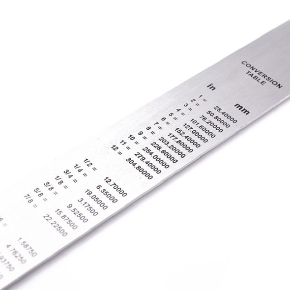 5 PCS Deli 8462 20cm Steel Ruler Office Use Ruler To Measure Scale Steel Ruler