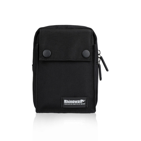 Rhinowalk Bicycle Handlebar Bag Multifunctional Storage Bag Waterproof Clutch(Black)