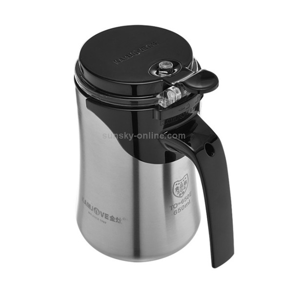 KAMJOVE 304 Stainless Steel Bubble Teapot Filter Tea Maker(TO-650E)