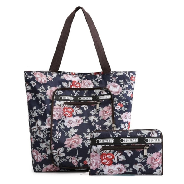 Foldable Printed Flower Pattern Handbag  for Women(Floral)