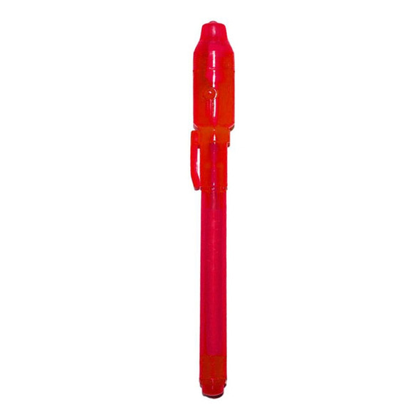 10 PCS Creative Magic UV Light Invisible Ink Pen Marker Pen(Red)