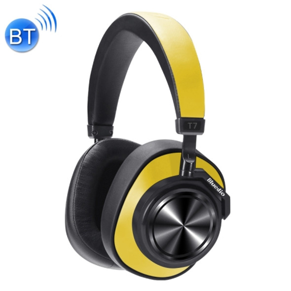 Bluedio T7 Bluetooth Version 5.0 Headset Bluetooth Headset(Yellow)
