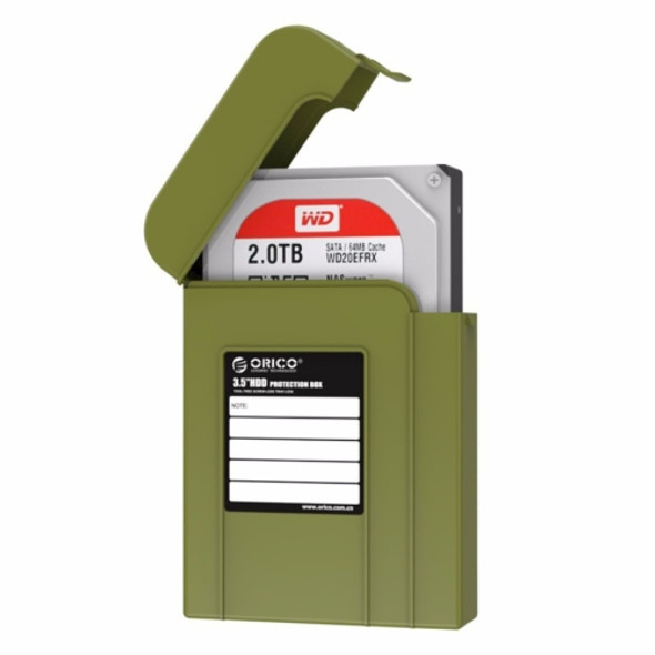 ORICO PHI-35 3.5 inch SATA HDD Case Hard Drive Disk Protect Cover Box(Army Green)