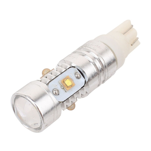 T10 25W 1250LM 6500K White Light 5 XT-E LED Car clearance light , Constant Current , DC12-24V ( Silver + Yellow )