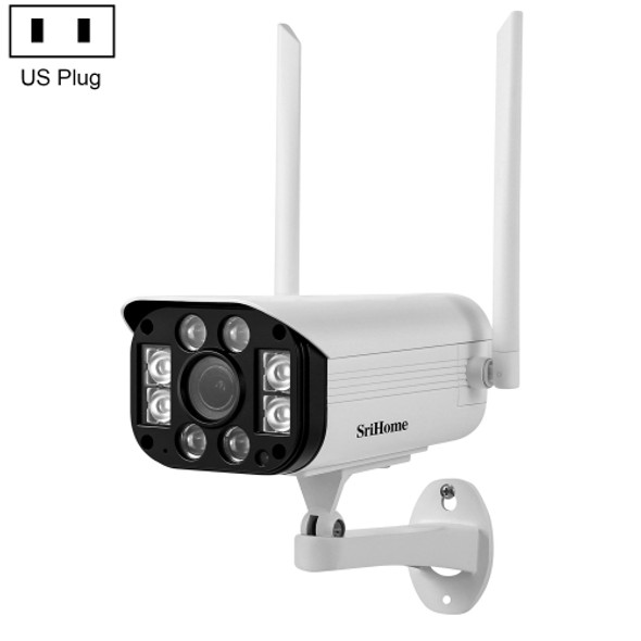 SriHome SH031 3.0 Million Pixels 1296P HD IP Camera, Support Two Way Talk / Motion Detection / Night Vision / TF Card, US Plug