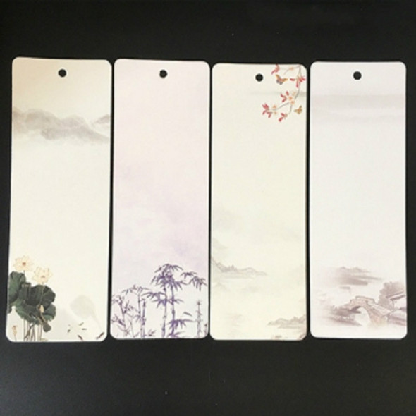 Elegant Pattern Paper Bookmark School Stationery Exquisite Small Gift(Landscape )