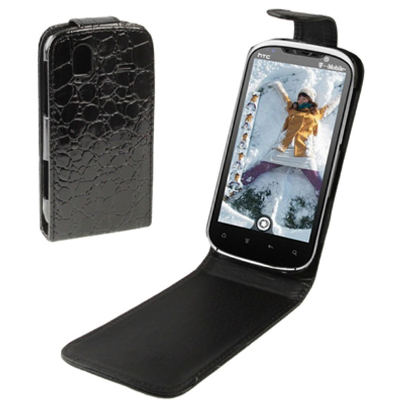 High Quality Crocodile Texture Leather Case for HTC Amaze 4G / G22