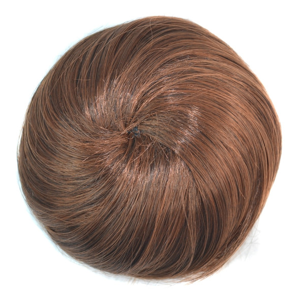 Wig Bun Flower Shape Hair Package Hair Disk(Light Brown)