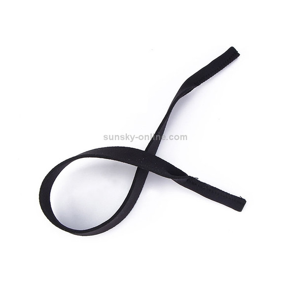 2 PCS Neoprene Diving Swimming Glasses Band Sunglasses Sponge Rope(Black)