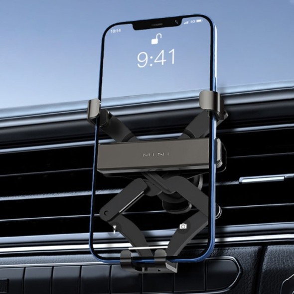 HAMTOD Mini Car Air Outlet Gravity Bracket Phone Holder(Matte Black)
