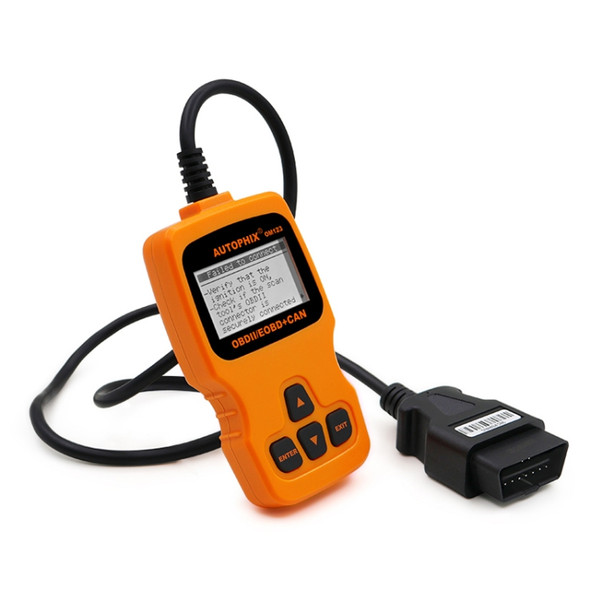 AUTOPHIX OM123 Car Portable OBD2 Scanner Car Diagnostic Tool OBD 2 Automotive Scanner EOBD Code Reader (Orange)