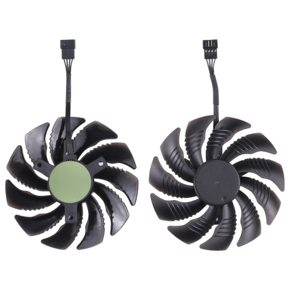 1 Pair 88MM 4 Pin Computer Graphics Card Cooling Fan For Gigabyte GeForce GTX1060 1070 GTX1050ti GTX960 RX570 RX470