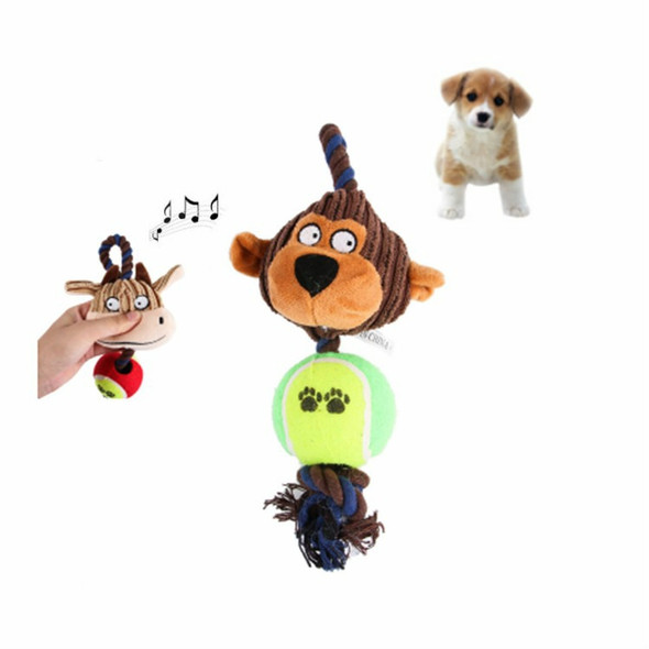 Dog Molars Bite Venting Pet Sounding Toys Pet Toy Supplies(Monkey )