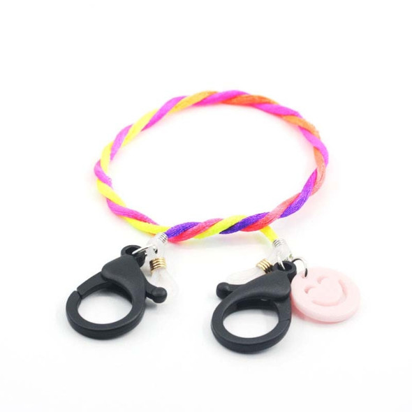 10 PCS Anti-lost Adjustable Lanyard Ear Hook Anti-Dropping Glasses Chain(Black)