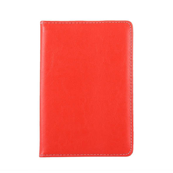 8 inch Tablets Leather Case Crazy Horse Texture 360 Degrees Rotation Protective Case Shell with Holder for Galaxy Tab S2 8.0 T715 / T710, Cube U16GT, ONDA Vi30W, Teclast P86(Red)