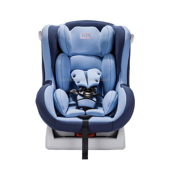 Car Forward and Reverse Installation Children Safety Sit and Lie Down Seat Seat Belt Fixing (Blue)
