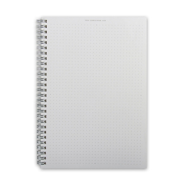 Hard Cover Dot Notebook Bandage Weekly Planner Agenda Diary School Supplies Journals Sketchbook, Size:A6(10.8x14.8CM)(Dot matrix)
