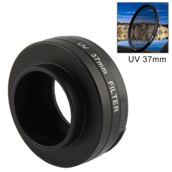 37mm UV Filter Lens with Cap for GoPro Hero 4 / 3+ / 3