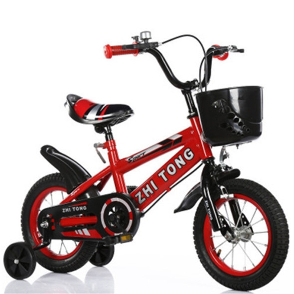 14 inch Children Bicycle with Training Wheels(Red)