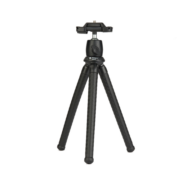 Fotopro RM-80 Mini Desktop Tripod Mount + MH-8 Ball Head with 1/4 inch Screw & Phone Clampfor DSLR & Digital Cameras(Black)