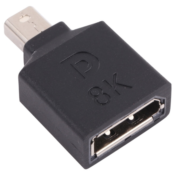 8K Mini DisplayPort Male to DisplayPort Female Straight Adapter