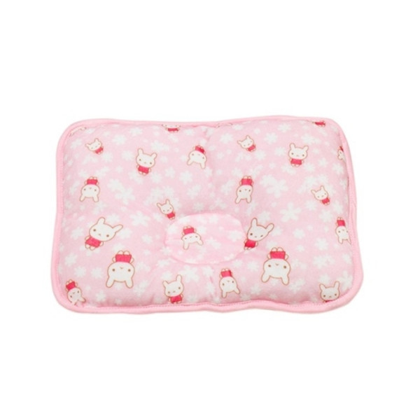Cartoon Baby Pillow Flat Head Sleeping Position Shaping Support Pillow(Pink)